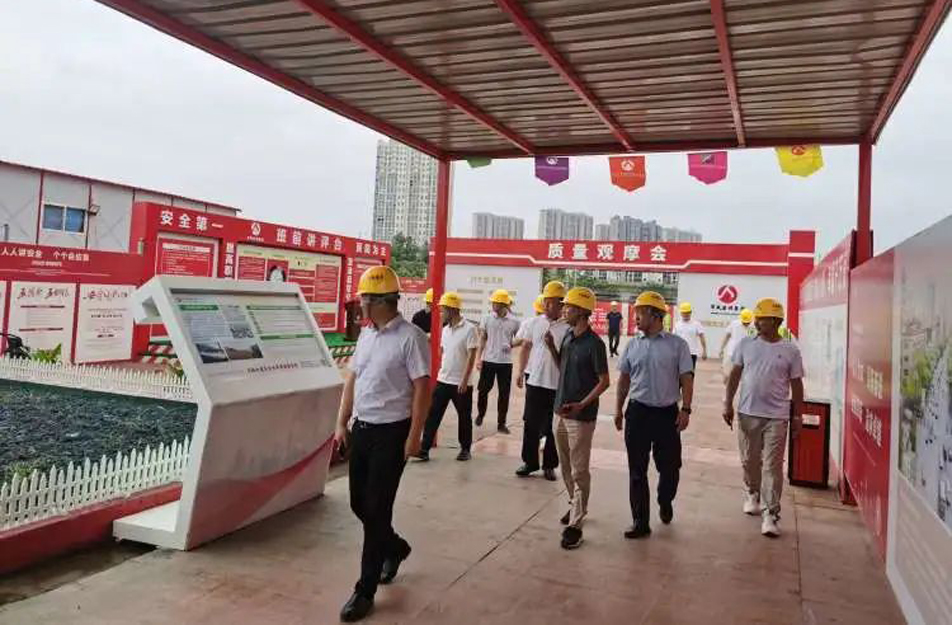 南昌市政建設集團組織“優(yōu)秀工地”觀摩交流活動 南昌市政建設集團組織“優(yōu)秀工地”觀摩交流活動