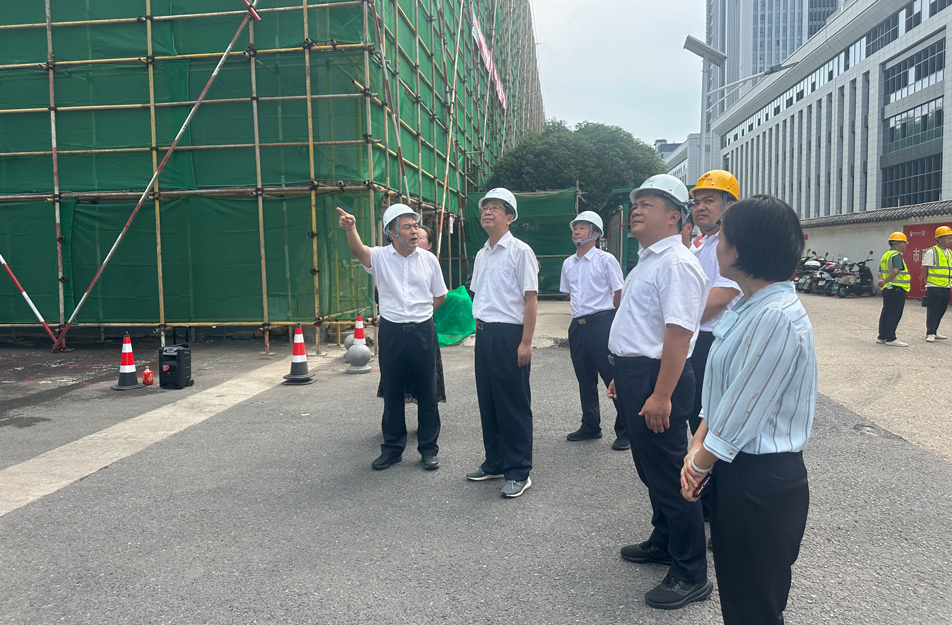 南昌市人大常委會(huì)副主任、黨組成員王強(qiáng)一行到新建區(qū)老舊小區(qū)改造項(xiàng)目檢查調(diào)研